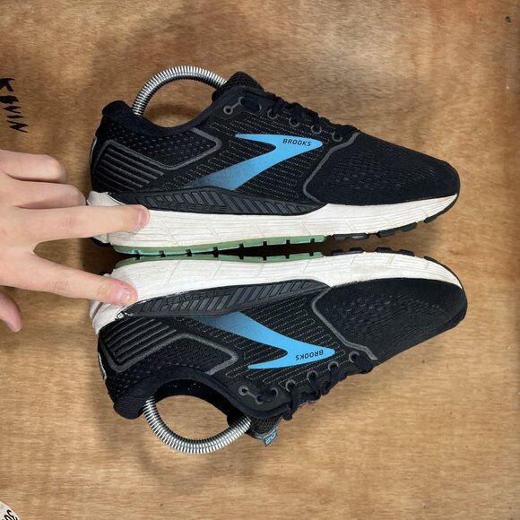 Brooks Ariel 20 Women's Size 9.5 D Wide Comfort Running Shoes Navy Blue - Picture 6 of 9